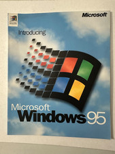 Introducing MICROSOFT  WINDOWS 95  User’s Guide/Manual Rare - 1995 picture