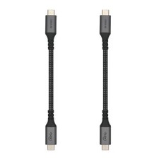 Vebner 6-Inch Extra Short USB4 Cable - 40Gbps Supports 100W (20V, 5A) Chargin... picture