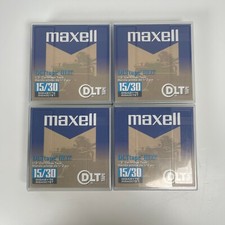 Pack of 4 NEW MAXELL DLT TAPE 1/2