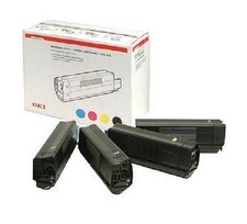 4 x Genuine Toner OKI C5250 C5450 C5510 C5540 MFP / 42403006 Rainbow Kit NEW picture