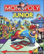 Monopoly Junior Jr PC CD carnival park rides real estate computer board kid game picture