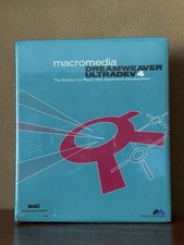 Macromedia Dreamweaver UltraDev 4 Mac New Vintage Web Development Software picture