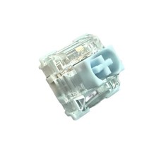 Hand Lubed/Filmed TTC Bluish White V2 Silent Tactile Switches picture