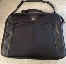 Swiss Gear by Wenger Swiss Padded Laptop Tablet Shoulder Straps Black Color. picture