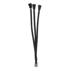 27cm 4 Pin 1 to 3 Way Cooling Fan Water Cooling PWM Fan Splitter Cable Adapter j picture