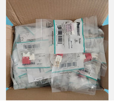 Fits Panduit Giga TX Cat6 jack Red CJ688TGRD BOX OF 50. ！ picture