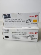 Lot 2 Genuine Xerox 106R02759 106R02758 Black Yellow Toner Phaser  WorkCentre  picture