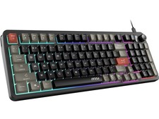 MSI Forge GK110 RGB Gaming Keyboard, Membrane Switch, Anti-Ghosting Keys, RGB picture