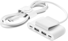 🔥 Belkin BOOST↑CHARGE 4-Port USB Power Extender USB-C & USB-A – White 🔥 picture