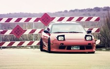 Cars nissan tuning 180sx Desk Mat Stitched picture