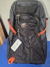 AOKING 20/22″Water Resistant Rolling Wheeled Backpack Laptop, Black SLN67056 picture