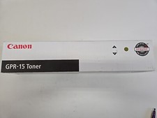 (LOTO OF 2) Genuine Canon GPR-15 GPR15 Black Toner Cartridge (BRAND NEW) picture