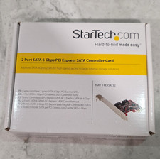 StarTech.com PEXSAT32 2-Port PCIe SATA III Controller Card 6 Gbps picture