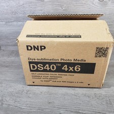 DNP DS40 4x6 Media Kit (2 Rolls Per Box) 400 Prints Per Roll *Quick Shipping picture