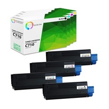 TCT 4PK Oki C710 Color Toner Cartridge Set For Okidata C710 Printer series picture