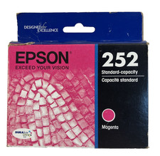 Epson OEM DURABrite Ultra 252 Ink Cartridge Magenta Inkjet Exp. 8/2022 picture