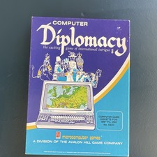 Avalon Hill Computer Diplomacy IBM PC Computer Game 5.25