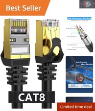 Ultra-Fast Cat8 Ethernet Cable 50FT for High-Speed Networking picture