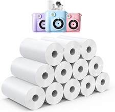 12 Rolls Instant Print Camera for Kids Refill Print Paper -  Thermal Print Paper picture