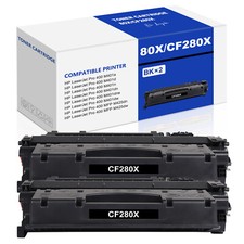 1-4PK High Yield CF280X 80X Black Toner Cartridge for HP LaserJet M401dn M425dn picture