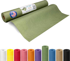 Green Kraft Paper Roll 18 Inch X 180 Feet Eco-friendly Craft Packing Material picture
