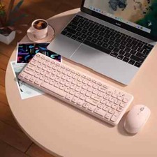 Laptop External Keyboard Mouse Set Silent Desktop External Wireless Keyboard picture
