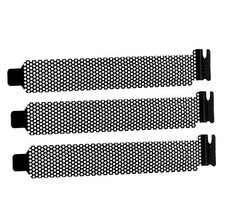 3 Pack Full Height Ventilation Rear Bracket ATX PCIe Slot Air Filter Panel Plate picture