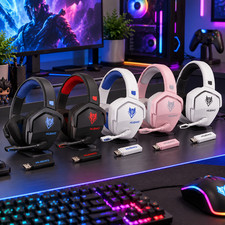 NUBWO G06 Wireless Gaming Headset Bluetooth 5.3 2.4GHz Mic 100H 1.6