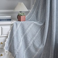  Boho Curtains 84 inch Length 2 Panels 52