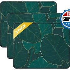 JIKIOU 3 Pack Mouse Pad Stitched Edge 10.2x8.3in Leaf picture