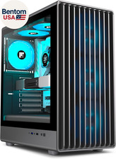 K6 ATX Mid Tower Gaming PC Case 6 ARGB PWM Fans Type C Black picture