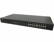 Transition Networks SM16TAT2SA 16-Port Gigabit L2 Managed 1U Switch RJ45 SFP picture
