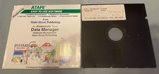 DATA MANAGER - Atari 400/800 Computer Main Street Software 5.25