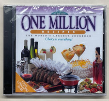 One Million Recipes The World’s Largest Cookbook CD-Rom Silver Edition V6.0 NEW picture