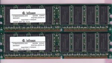 512MB 2x256MB PC2700 DDR-333 INFINEON HYS64D32300GU-6-B DDR1 RAM MEMORY KIT MY picture
