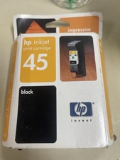 HP Genuine/Original Ink Cartridge 45 Black Inkjet 51645A For HP Printers picture