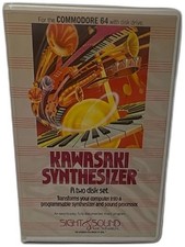Sight & Sound Music Software Kawasaki Synthesizer Commodore 64 Floppy Disk picture