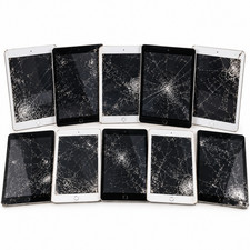 Lot of 10 Apple iPad 6th Generation Gen Wifi A1893 Unlocked Cracked Screens picture