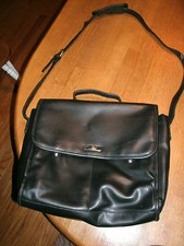 Womens Nine West Laptop Notebook Black Carrying Bag Case Briefcase Shoulder Bag picture