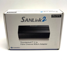 NEW PROMISE SANLink2 F2102-US Thunderbolt 2 to Fibre Channel 8Gb/s Adapter picture