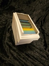 Vintage Fellows 3.5” Floppy Disk Case 32 Disks 25 Labels Used picture