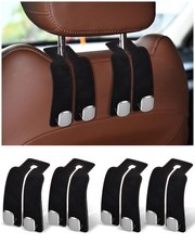 4 Pcs Car Hooks Double Headrest Hooks Purse Holder Car Hanger Storage picture