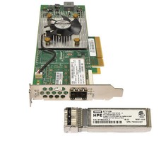 HP Qlogic SN1000Q QLE2660-HP Single Port FC 16Gb PCle x8 LP 699764-01 + GBIC picture