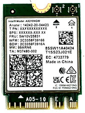 NEW Intel AX210 WiFi 6E M.2 Card WiFi Bluetooth 5.3 NGFF Key-A Key-E AX210NGW picture