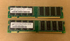 Micron 512MB (2X256MB) PC133 133MHz 168Pin Desktop SDRAM Memory Ram NON-ECC picture