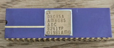 NOS Vintage Rare Ceramic Gold AMD D8085A 8-Bit CPU Microprocessor AM8085 / Intel picture