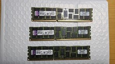 Lot of 3x8gb (24GB) Kingston KVR1333D3D4R9SK3/24G DDR3 1333 UDIMM picture