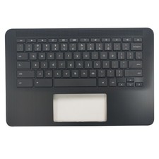 New For HP Chromebook 14 G7 Palmrest w/Keyboard Black M47207-001 US picture