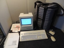 Vintage Macintosh SE/30 M5119 Computer with Carrying Bag picture