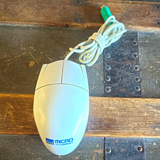 Vintage Micro Innovations PS/2 Optical Computer Mouse White PD430P - UNTESTED picture